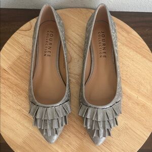 Journee Collection Womens Judy Slip-on Pointed Toe Ballet Flats